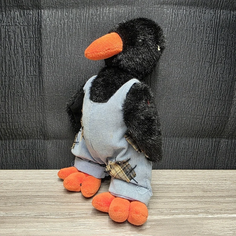 Ty Attic Treasures Cawley the Crow Bird Plush Beanie Baby 1993 Retired‎ 9